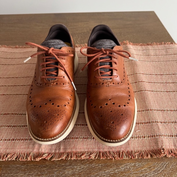 Cole Haan Original Grand Ultra Wingtip Oxfords Brown 9.5M - Picture 13 of 13